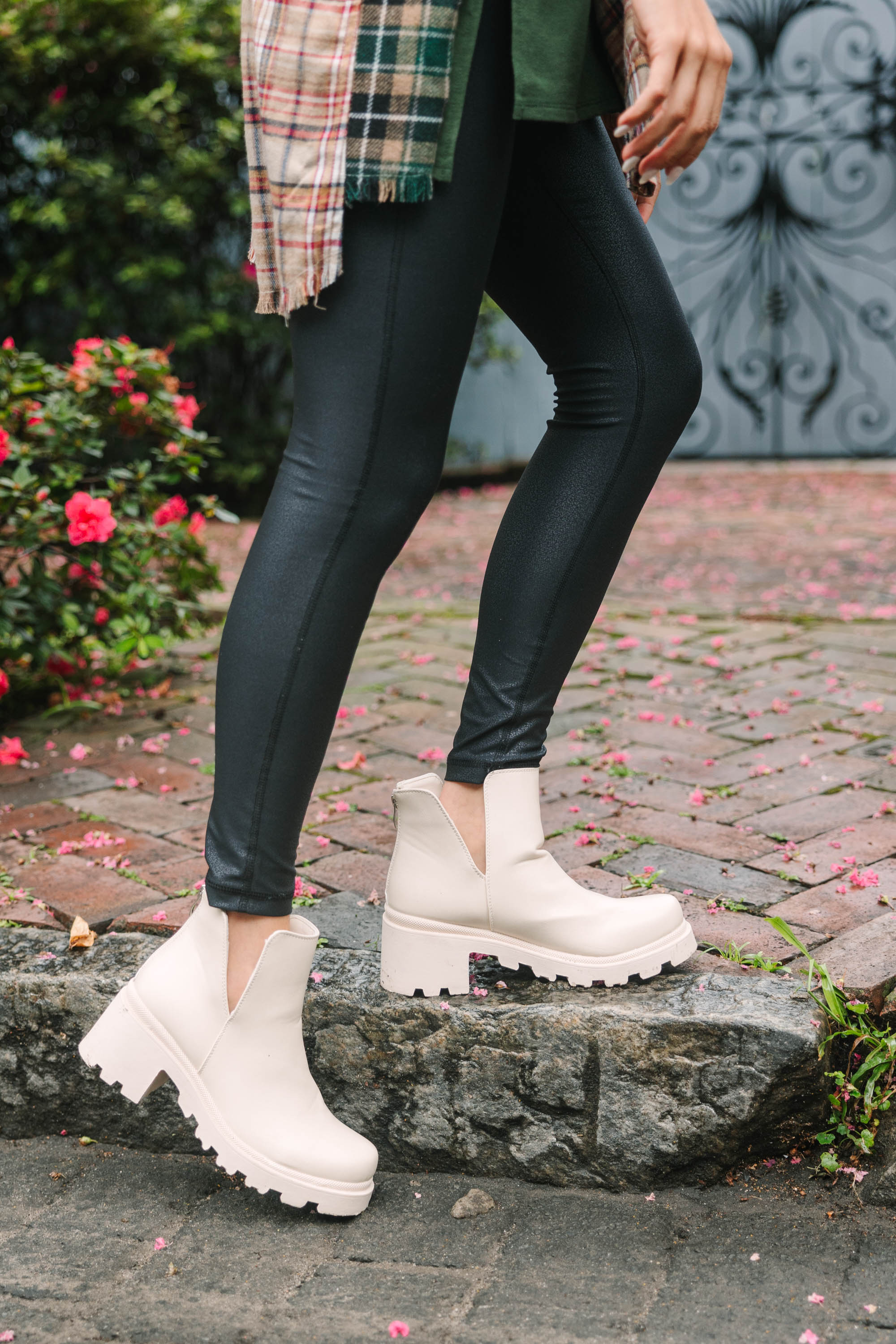 Just Like This Cream White Booties