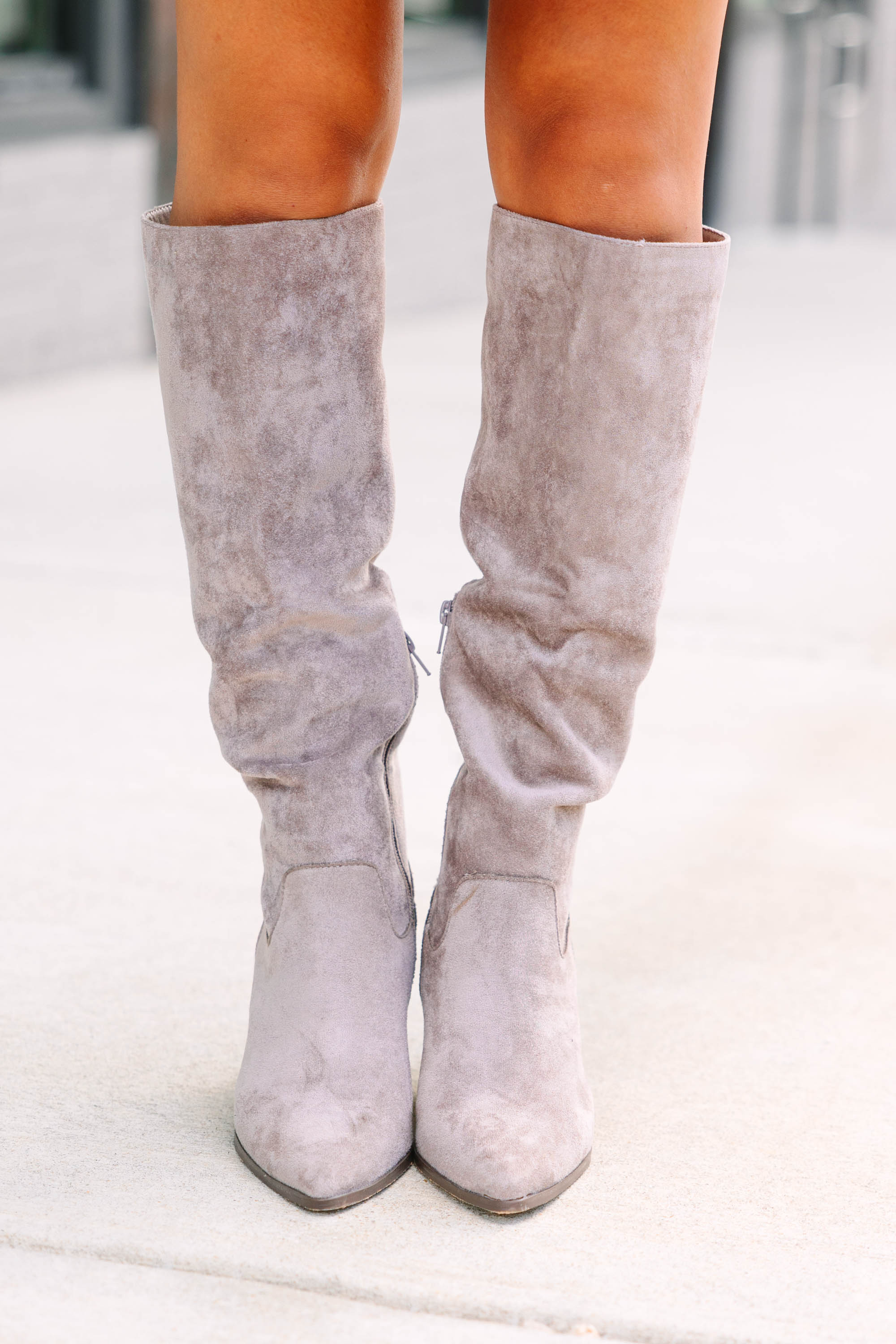 Have It Your Way Gray Boots
