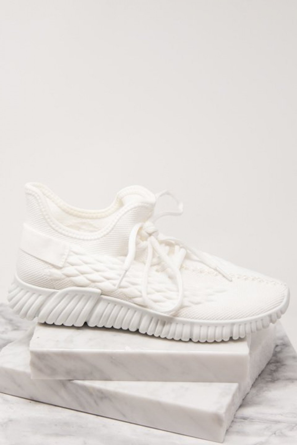 Make A Run For It White Sneakers