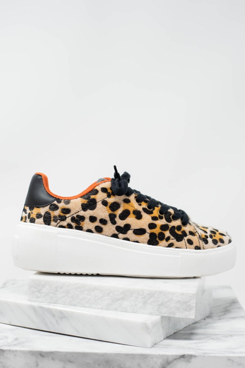 What They Want Camel Brown Leopard Sneakers